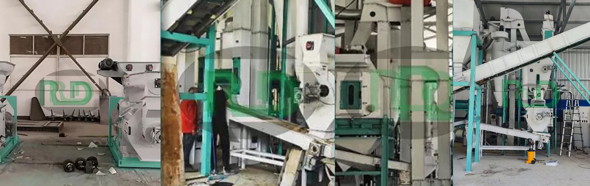 Rongda Machinery French Wood Pellet Production Line Project
