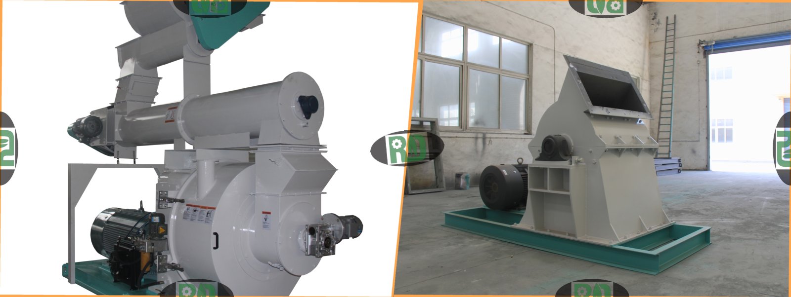 Rongda RD series biomass fuel pellet machine