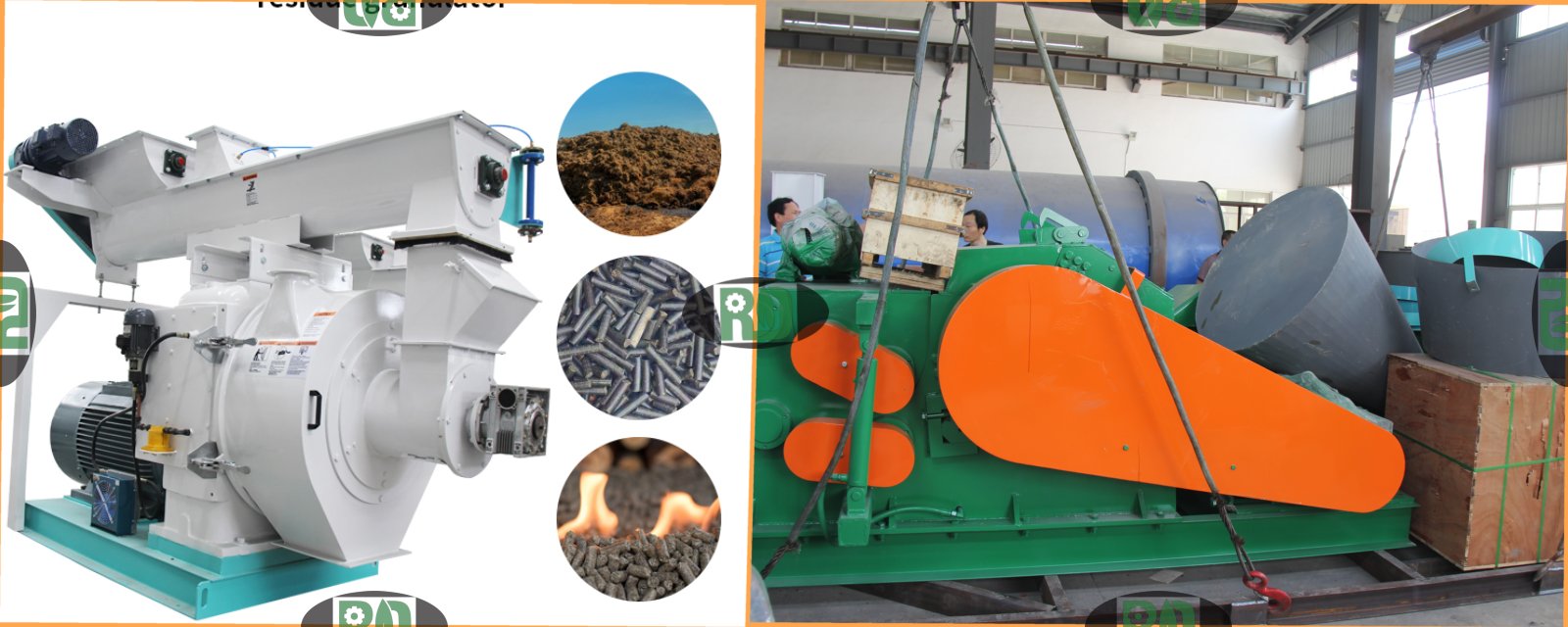 Rongda biomass pellet machine types