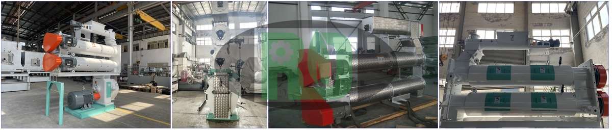 Versatile Horizontal Ring Die Feed Pellet Mill in Production