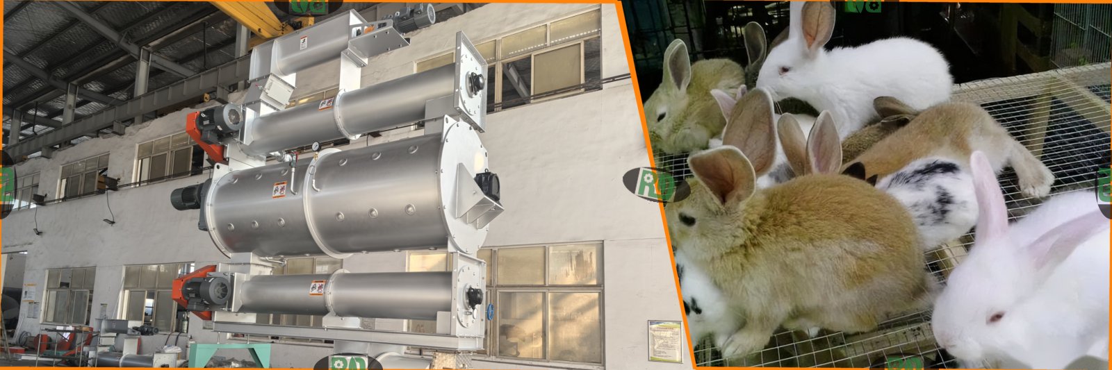 China supplier farm use 80-1000kg/h animal livestock rabbit feed pellet manufacturing machine for sale