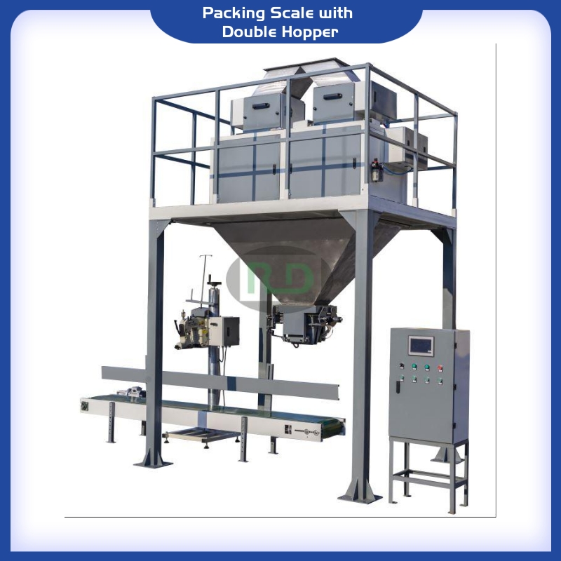 Packing Scale with Double Hopper