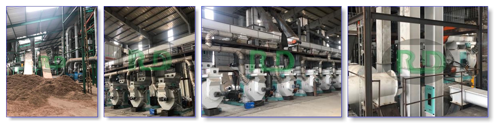Rongda Machinery Vietnamese Wood Pellet Production Line Project