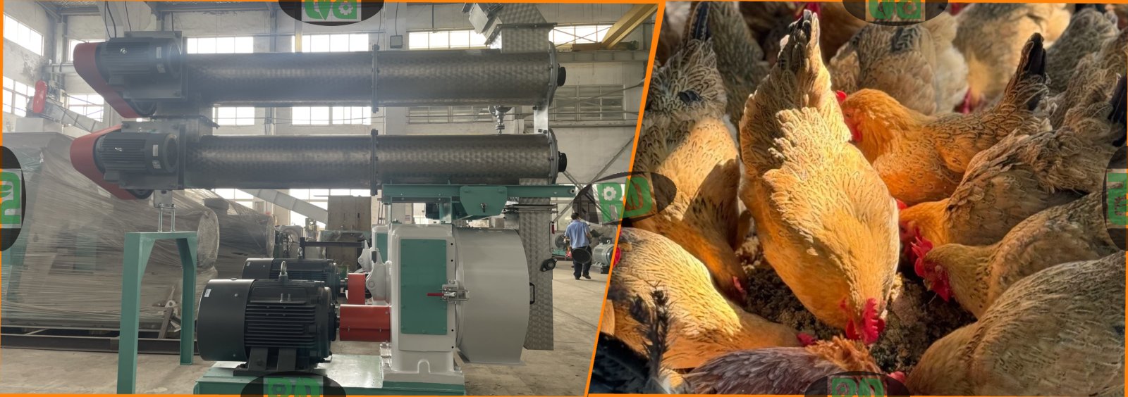 Industrial vibrating screening machine for poultry feed production line 1-100t/h capacity dust removal system
