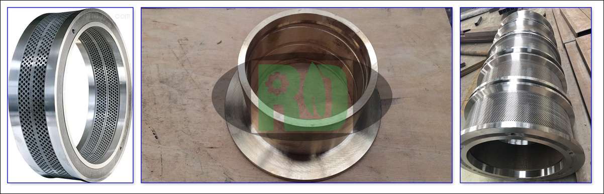 High-efficiency horizontal ring die pellet mill processing alfalfa meal