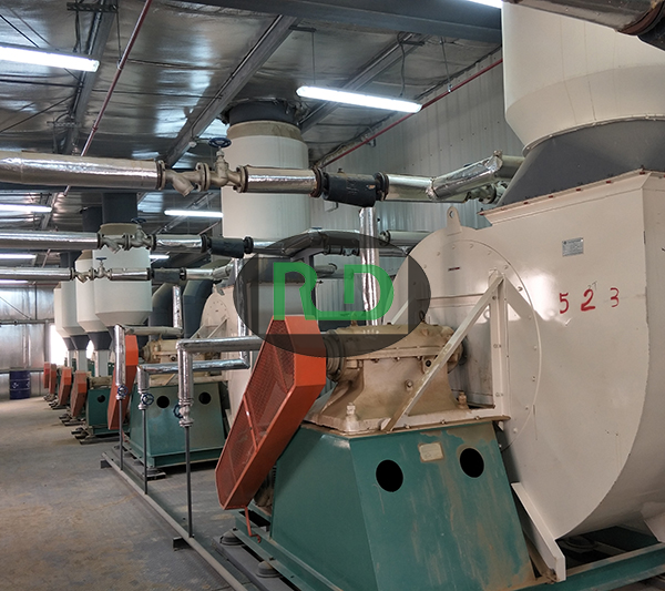 60 tons per hour Arabian feed complete set of fan