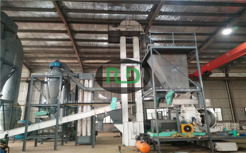 Qingdao wood pellet production line with drying system