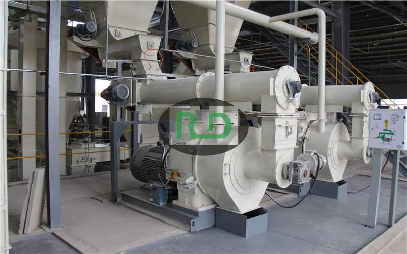 2 sets of RD508MX wood pellet production lines