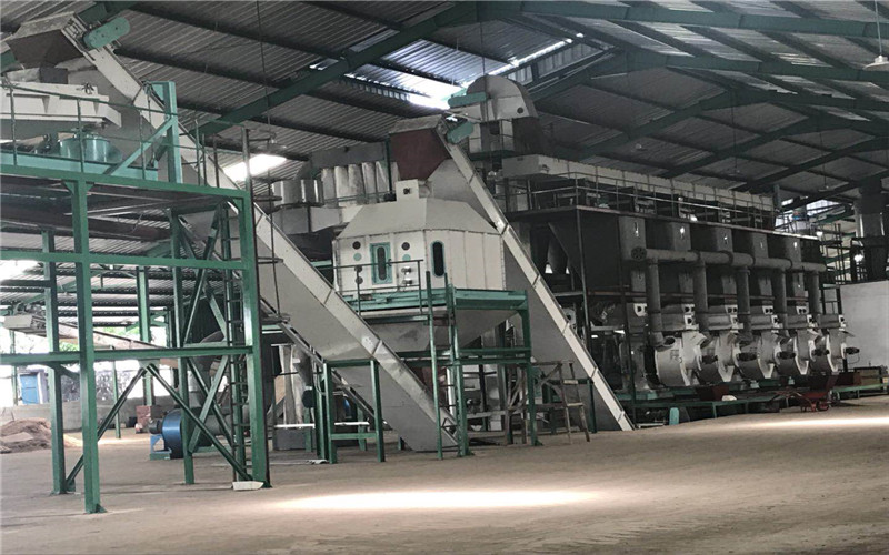 5 sets RD678MX biomass pellet production lines