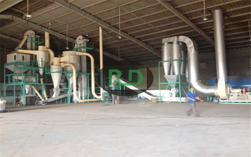 Vietnam RD508MX crushing, granulating, cooling, screening and complete sets of wood pellet engineering