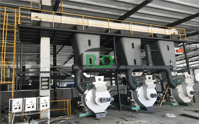 7.5-9 tons per hour wood pellet production line