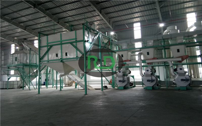 Vietnam 15 tons per hour wood pellet production line