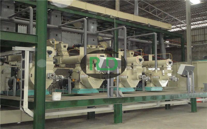 4 sets RD508MX biomass pellet production lines
