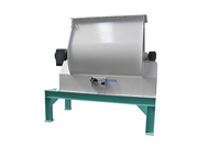 Single-shaft mixer for uniform cattle feed mixing